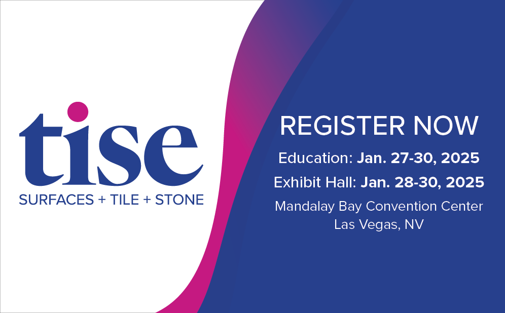 tise Surfaces Trade Show - Register Now!